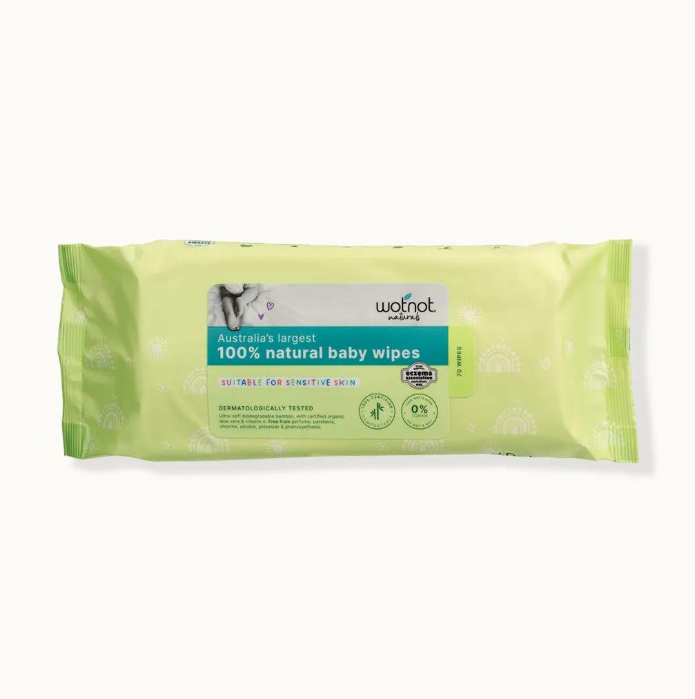 100% Natural Baby Wipes