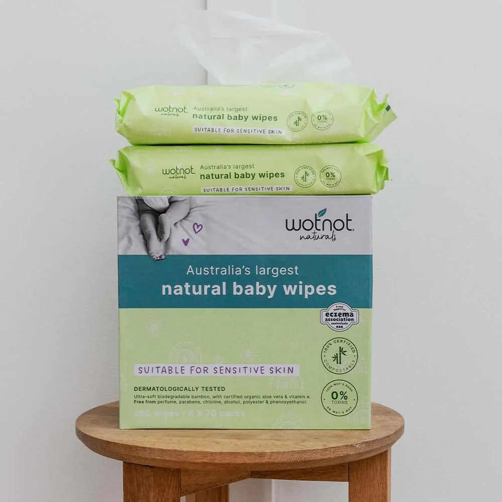 100% Natural Baby Wipes