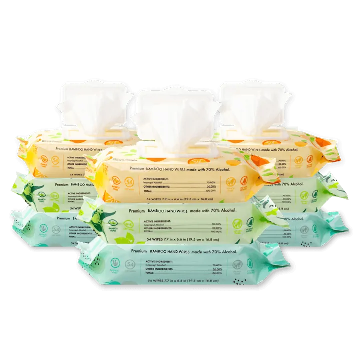 9 PACK - Variety Hand Wipes