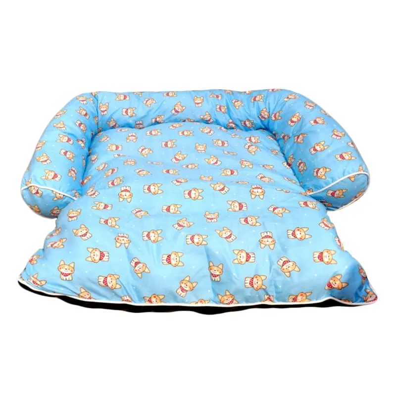 ACE PET Dog Blue Non-Fur Empress Dog Bed