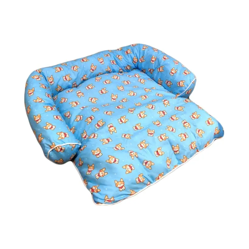 ACE PET Dog Blue Non-Fur Empress Dog Bed