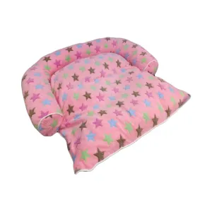 ACE PET Loving Star Pink Furry Empress Dog Bed