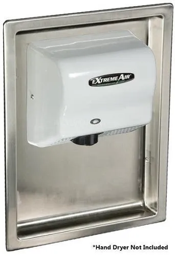 AMERICAN DRYER® ADA-RK Recess Kit (Wall Box) - Brushed (Satin) Stainless Steel (HAND DRYER NOT INCLUDED)