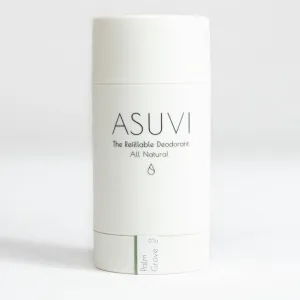 ASUVI - Deodorant Stick with Reusable Tube - Palm Grove (65g)