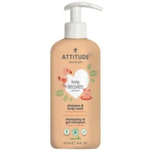 Attitude Baby Leaves 2 in 1 Shampoo   Bodywash Orange Pomegranate 473 ml