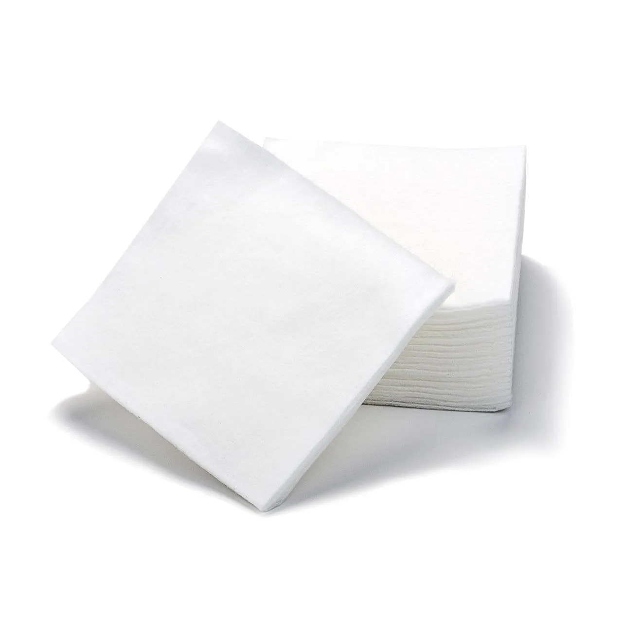 Biodegradable Essenavita smooth 4x4 esthetic  facial wipes 100% Rayon