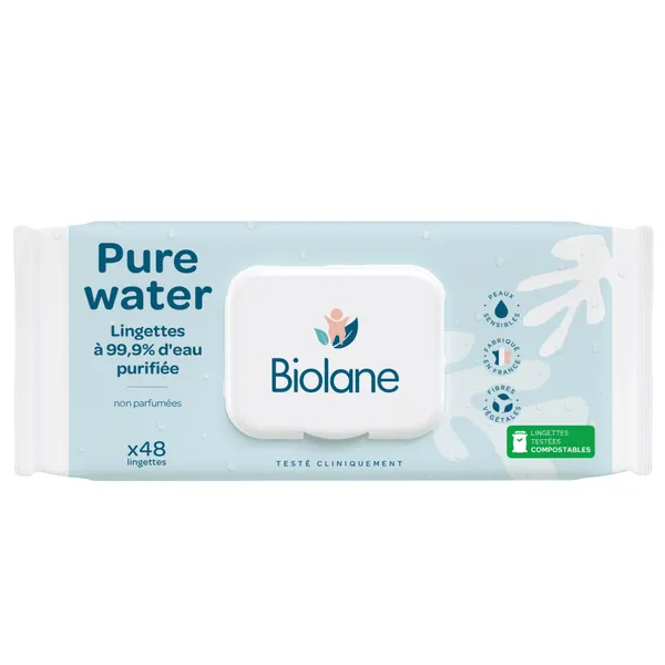 Biolane - Pure Water Wipes