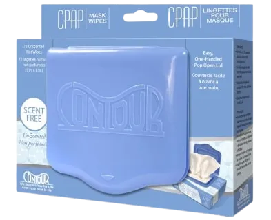 Contour CPAP Flat Pack Mask Wipes