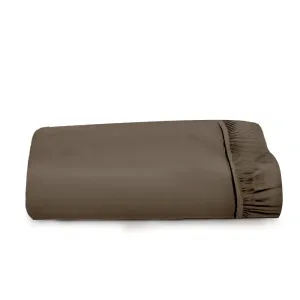 Cotton Home 1-piece Fitted Sheet Super Soft Brown