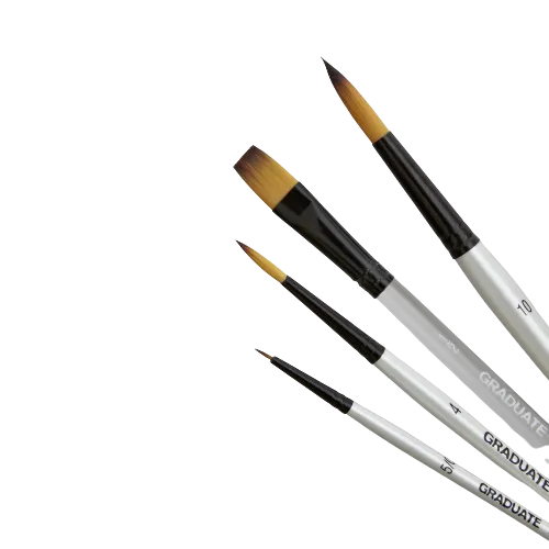 Daler Rowney Graduate 4 Brush Synthetic Watercolour Set