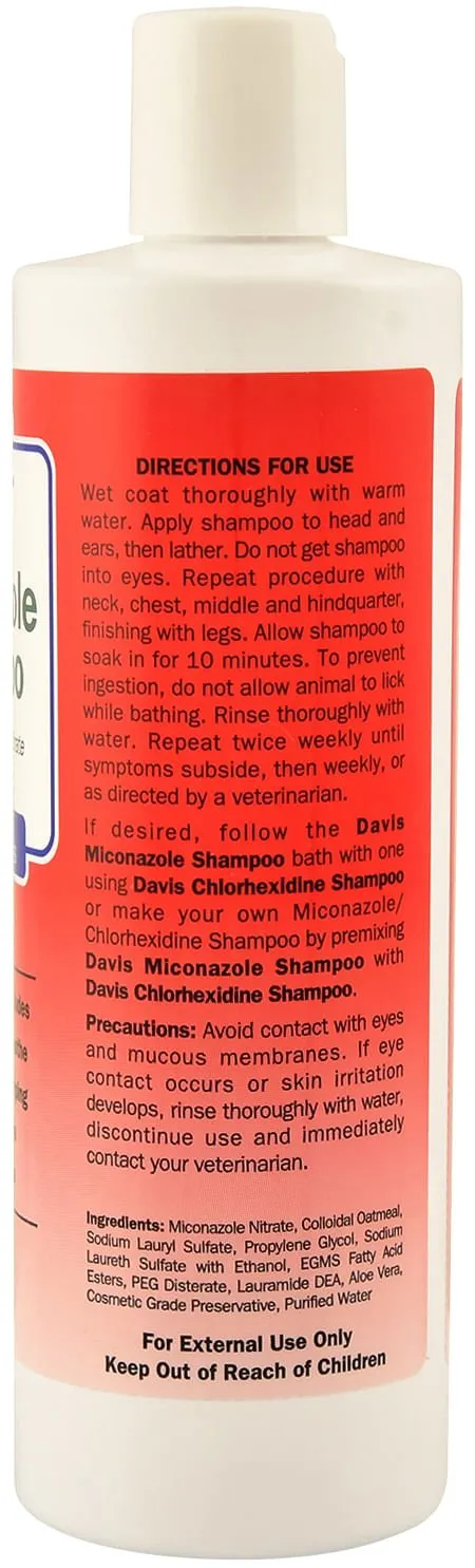 Davis Miconazole Shampoo for Dogs and Cats