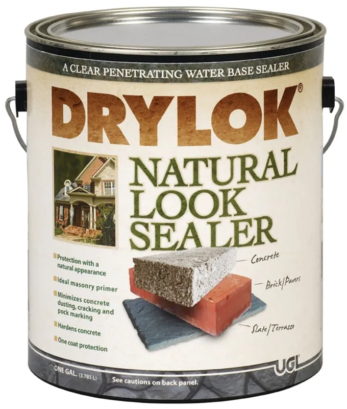 Drylok 22113 Natural Look Sealer, Clear, Liquid, 1 gal, Pail :GAL: QUANTITY: 2