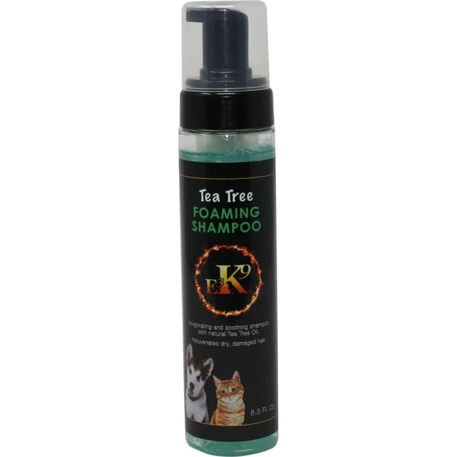 E3 K9 TEA TREE FOAMING SHAMPOO