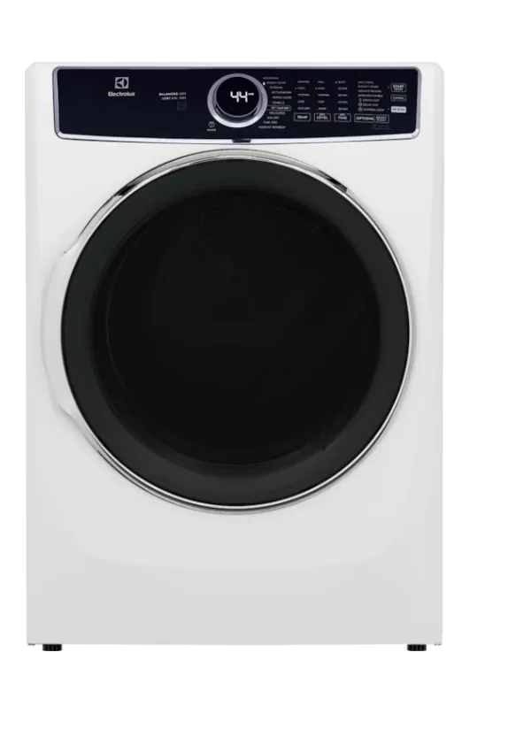 Electrolux White Front-Load Washer  & Electric Dryer (8.0 cu. ft.) - ELFW7537AW/ELFE753CAW