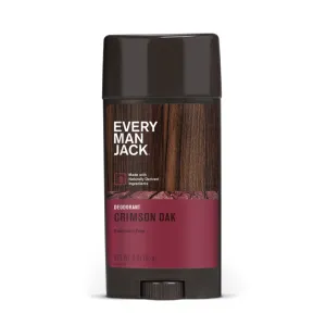 Every Man Jack Deodorant for Men - Crimson Oak 85g