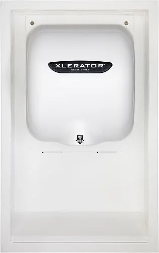 Excel Dryer XLERATOR® 40502 Recess Kit - White Stainless Steel ADA Compliant (DOES NOT INCLUDE HAND DRYER)