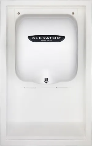 Excel Dryer XLERATOR® 40502 Recess Kit - White Stainless Steel ADA Compliant (DOES NOT INCLUDE HAND DRYER)