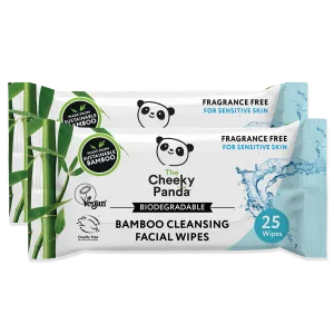 Facial Wipes Exclusive Bundle unscented (2 packs)