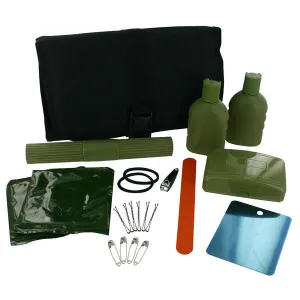 Field Hygiene Kit: black nylon with buckle