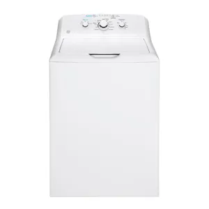 GE - 4.2 Cu. Ft. 11 Cycle Top Loading Washer - White On White