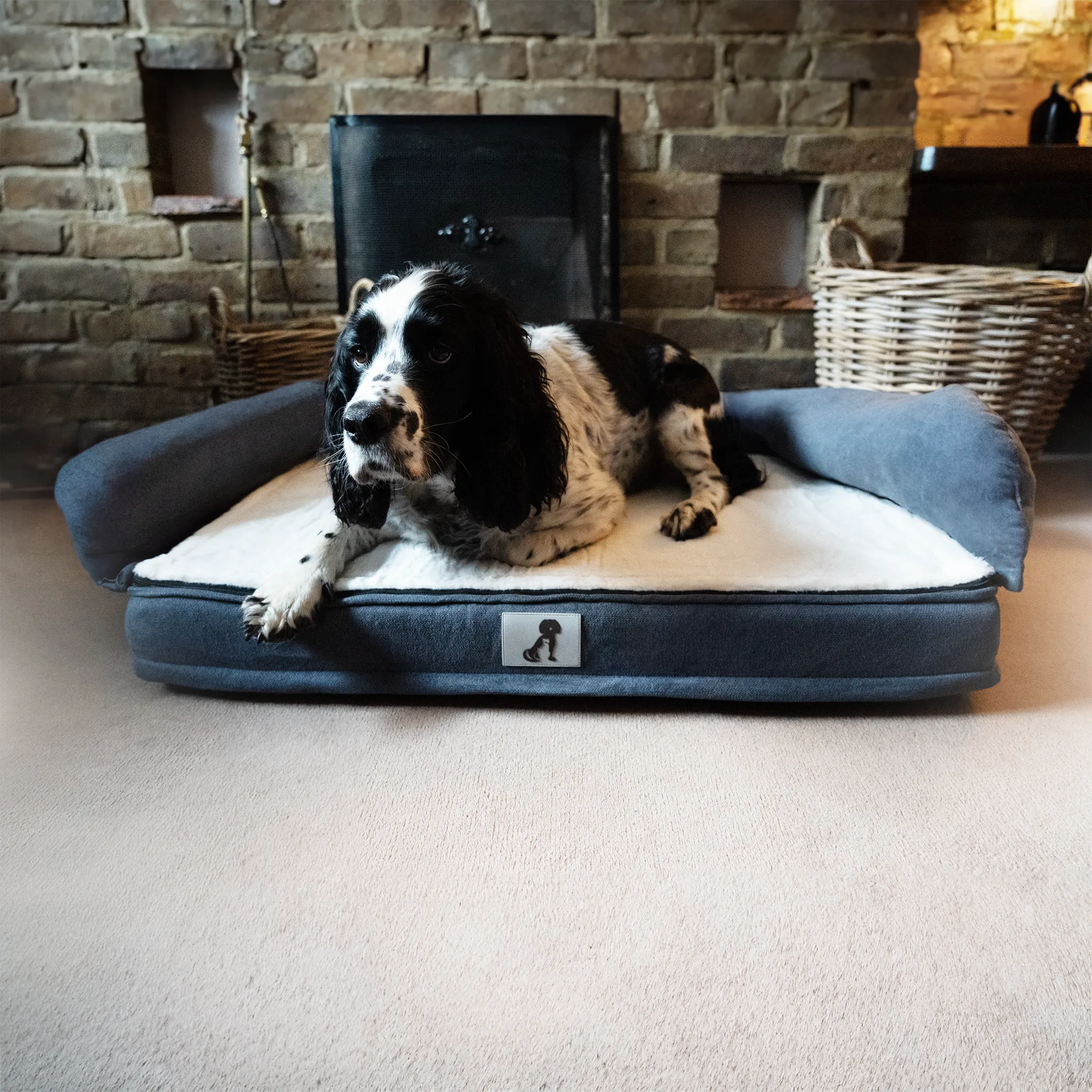 Grayson Luxury Memory Foam Dog Bed XL 120 x 80cm