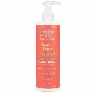 Hawaiian Silky: Triple Butter Hydrate & Define Conditioner 12oz