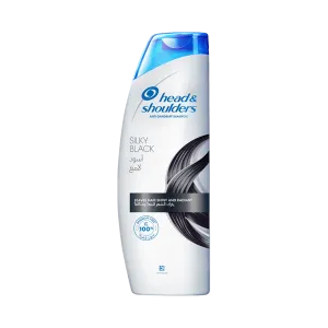 HEAD AND SHOULDERS SILKY BLACK SHAMPOO 185ML