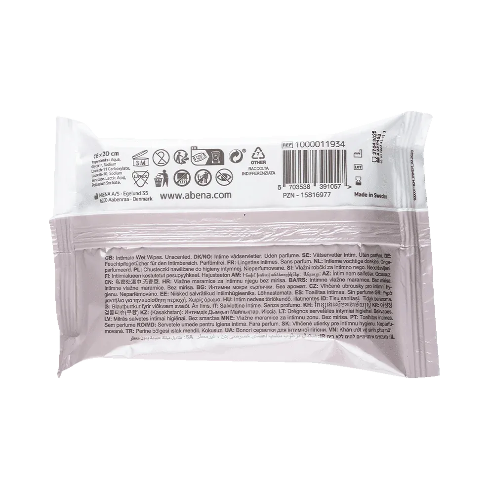 Intimate Care Wet Wipes