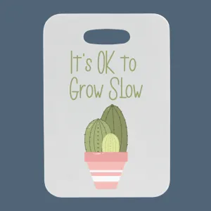 It's OK to Grow Slow | Cactus Themed Customizable Luggage Tag | Bag Tag