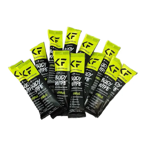 Klean Freak Body Wipes - 12 Pack