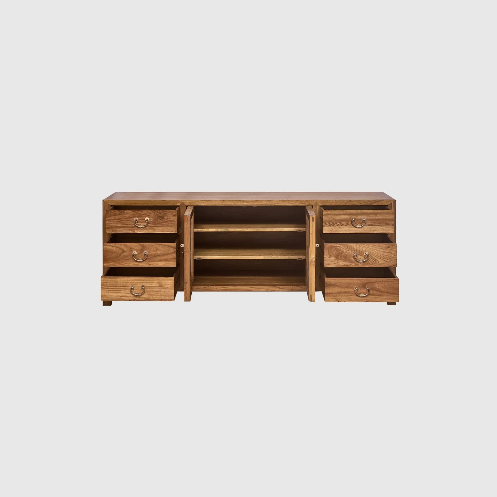 Lattice TV Console - 6 Drawers