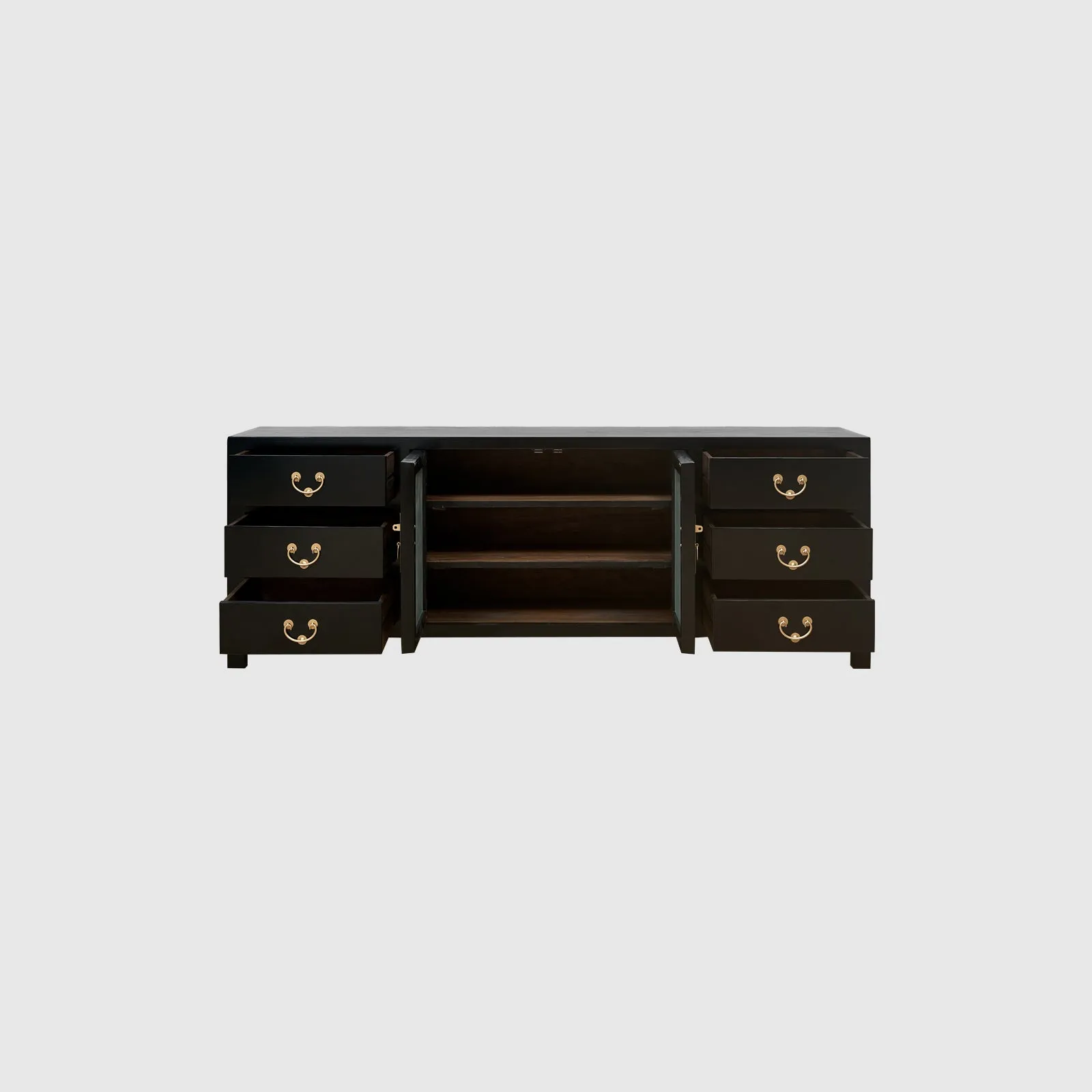 Lattice TV Console - 6 Drawers