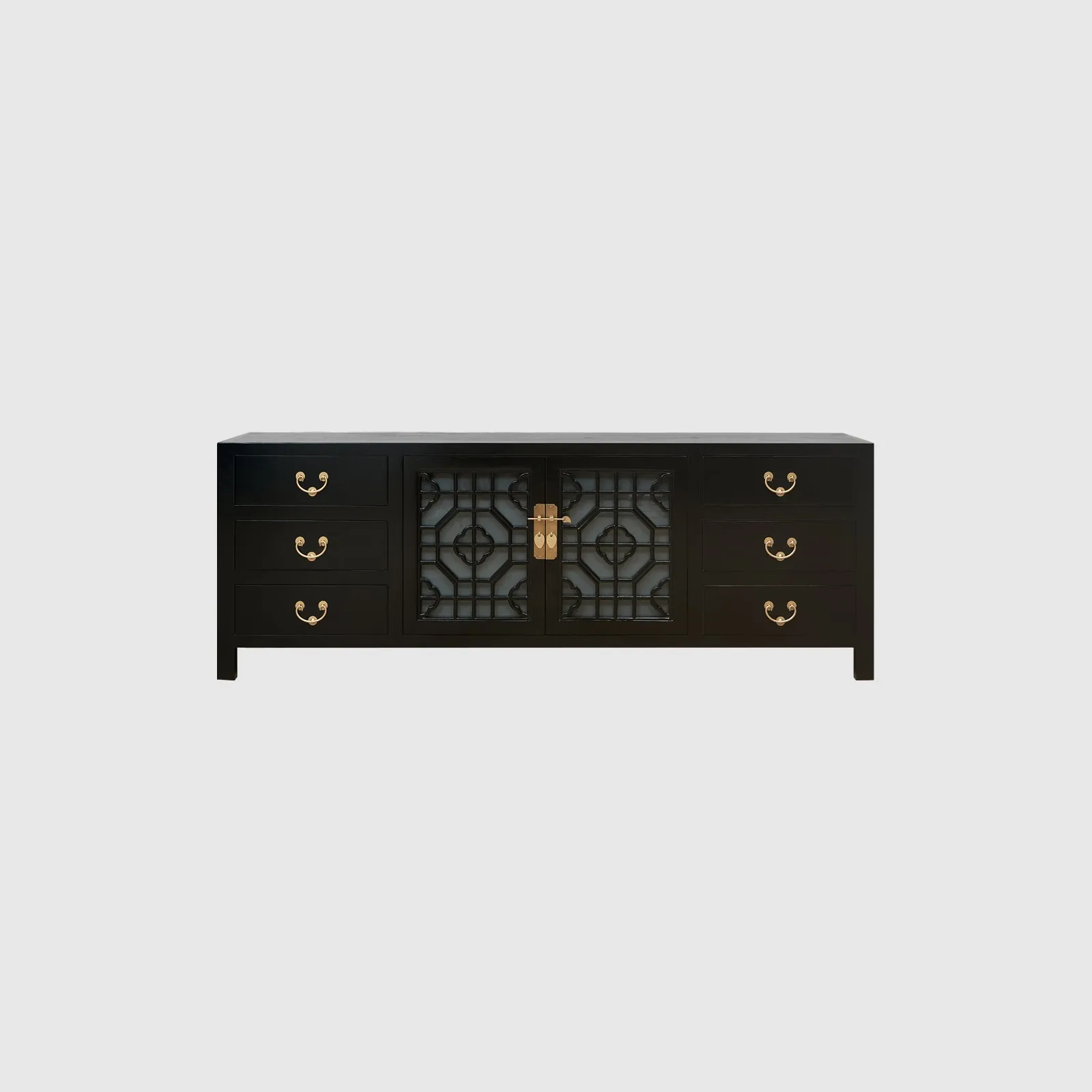 Lattice TV Console - 6 Drawers