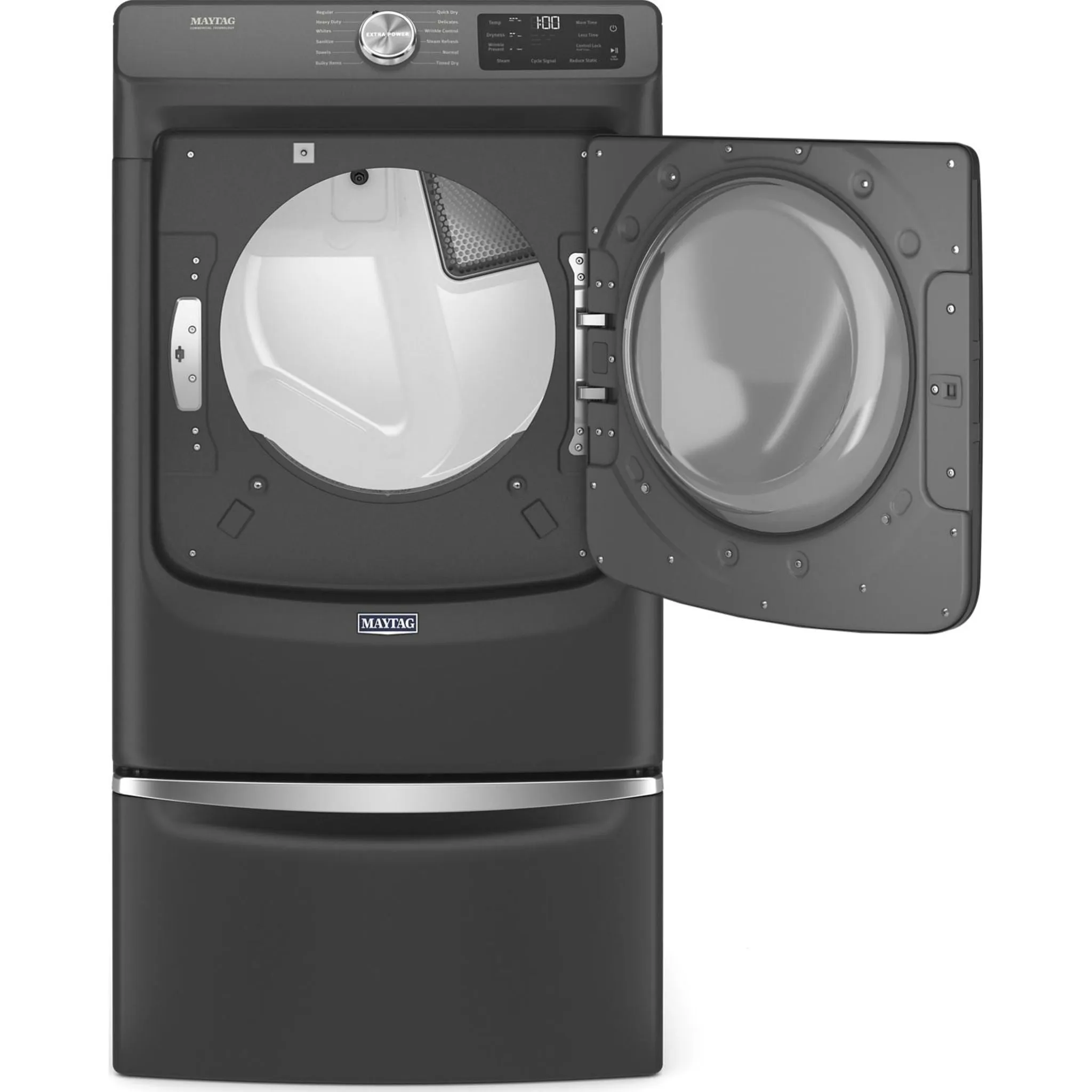 Maytag Front Load Gas Dryer with Extra Power and Quick Dry Cycle - 7.3 cu. ft. (MGD6630MBK)