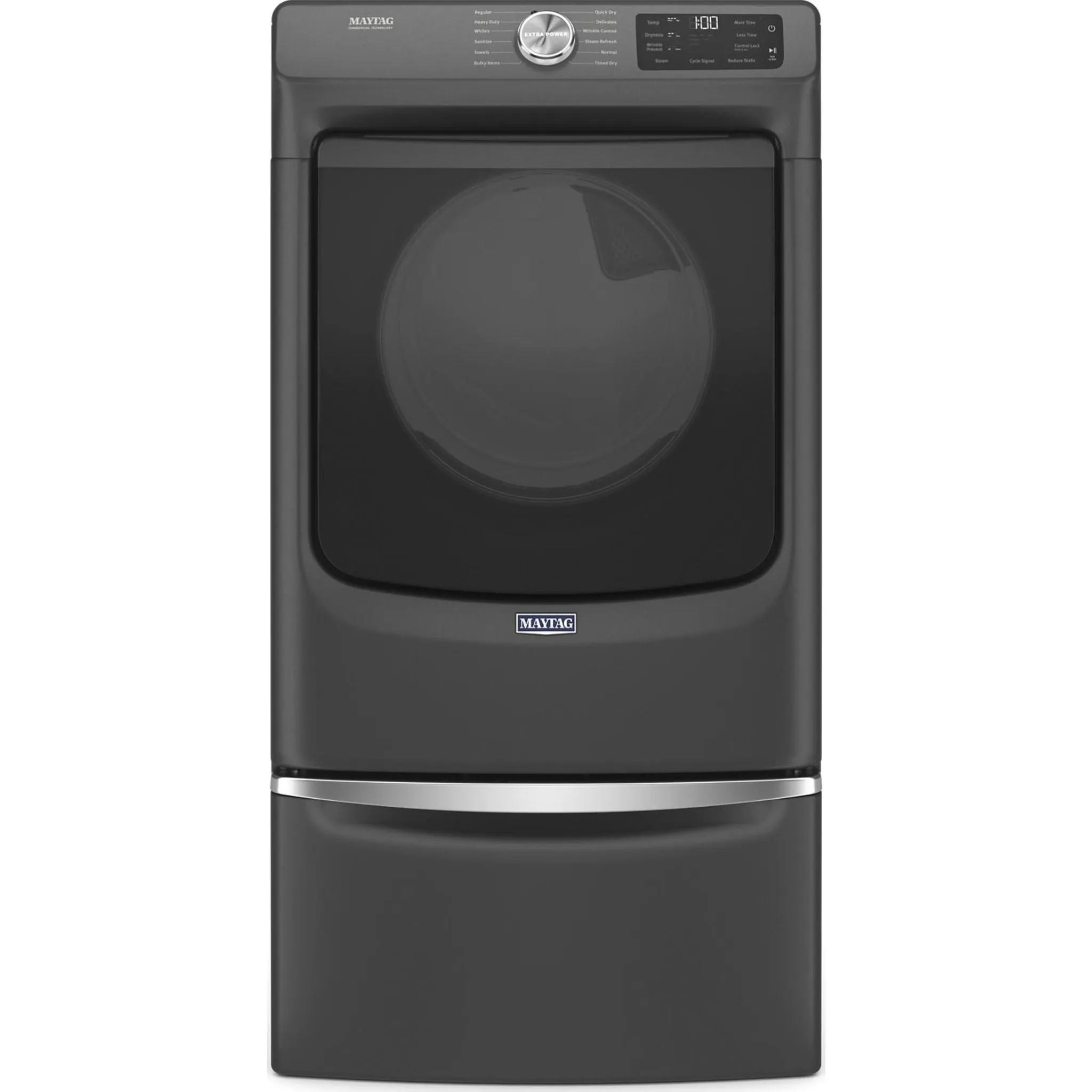 Maytag Front Load Gas Dryer with Extra Power and Quick Dry Cycle - 7.3 cu. ft. (MGD6630MBK)