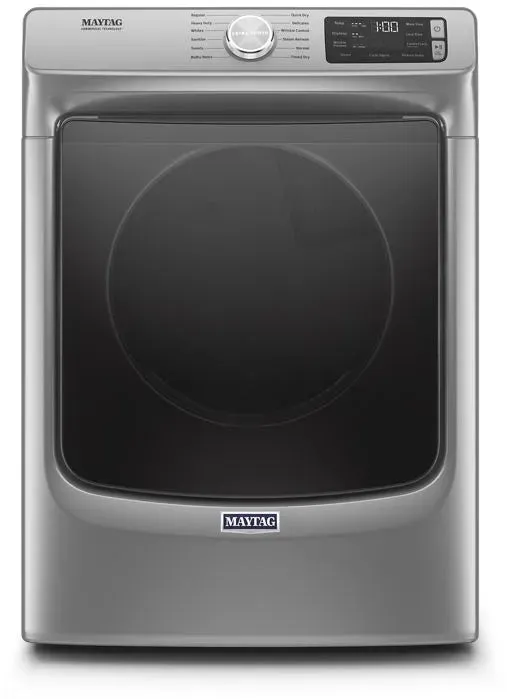 Maytag MGD6630HC 27 Inch Gas Dryer with 7.3 Cu. Ft. Capacity, Extra Power, 12 Dry Cycles, Sanitize Cycle, Wrinkle Prevent, Steam Refresh, ADA Compliant, and ENERGY STAR® Certified: Metallic Slate