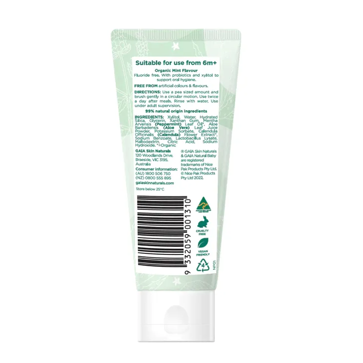 Natural Probiotic Toothpaste - Mild Mint 50g