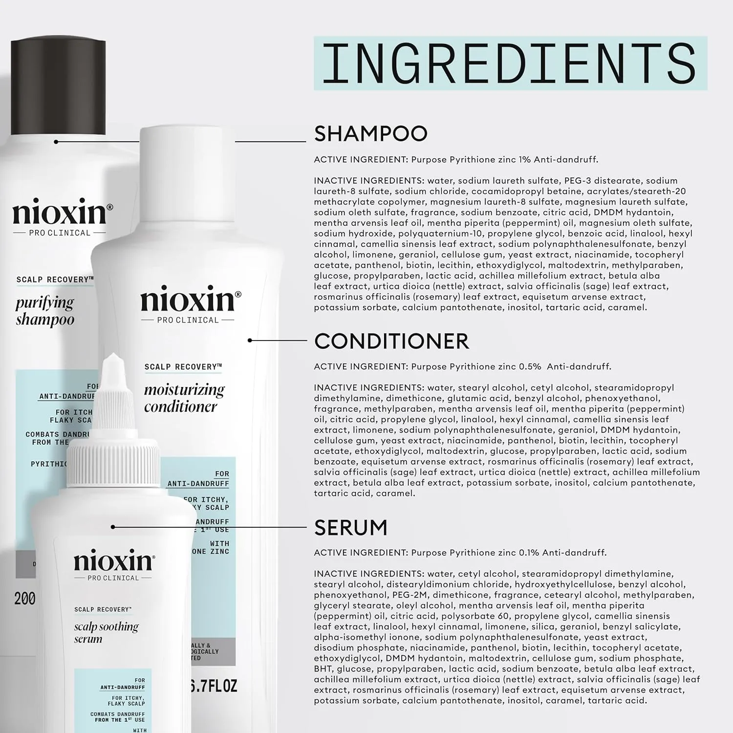 Nioxin Scalp Recovery System Kit