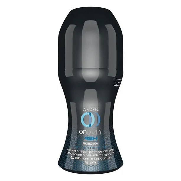 On Duty Men's Minerals Roll-On Anti-Perspirant Deodorant