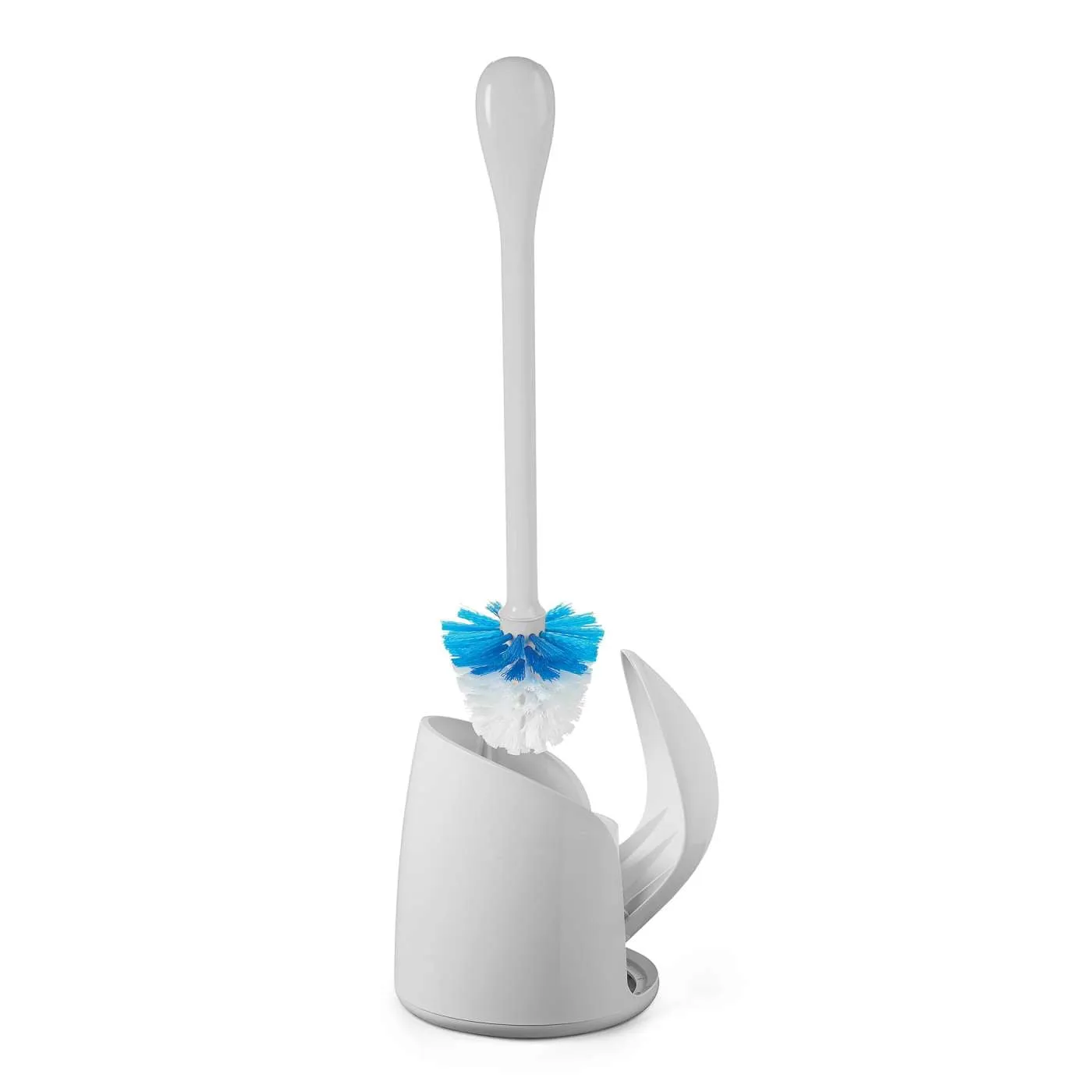 OXO Compact Toilet Brush & Canister – White