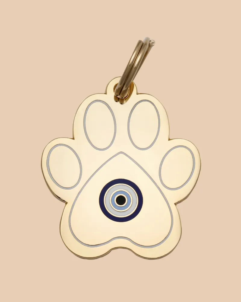 Paw Evil Eye ID Tag (Custom)