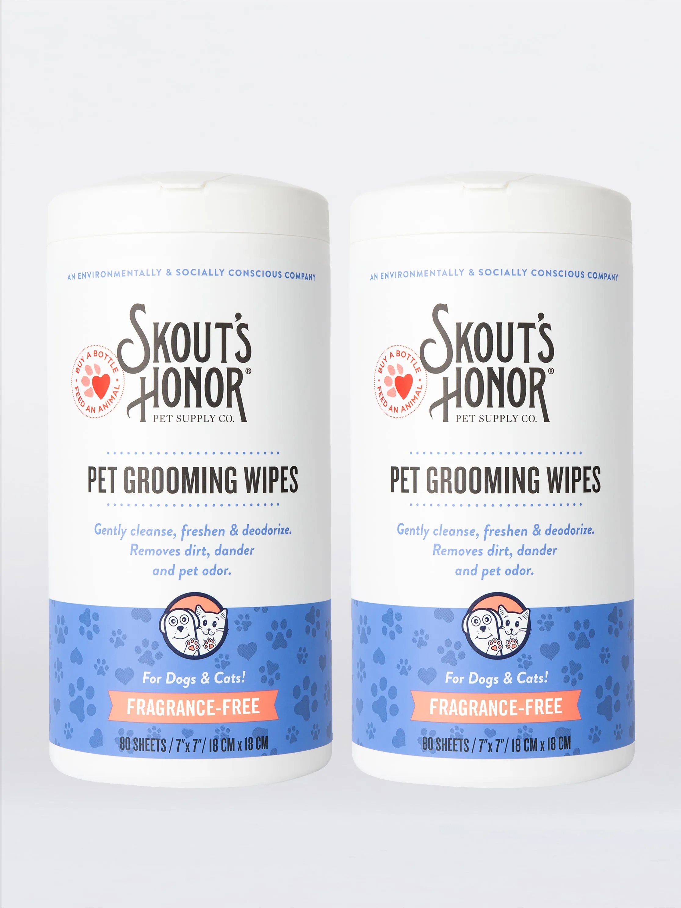 Pet Grooming Wipes for Dogs & Cats