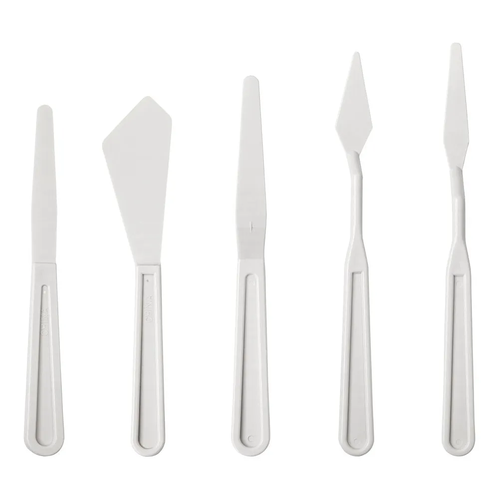 Plastic Painting Knives Set