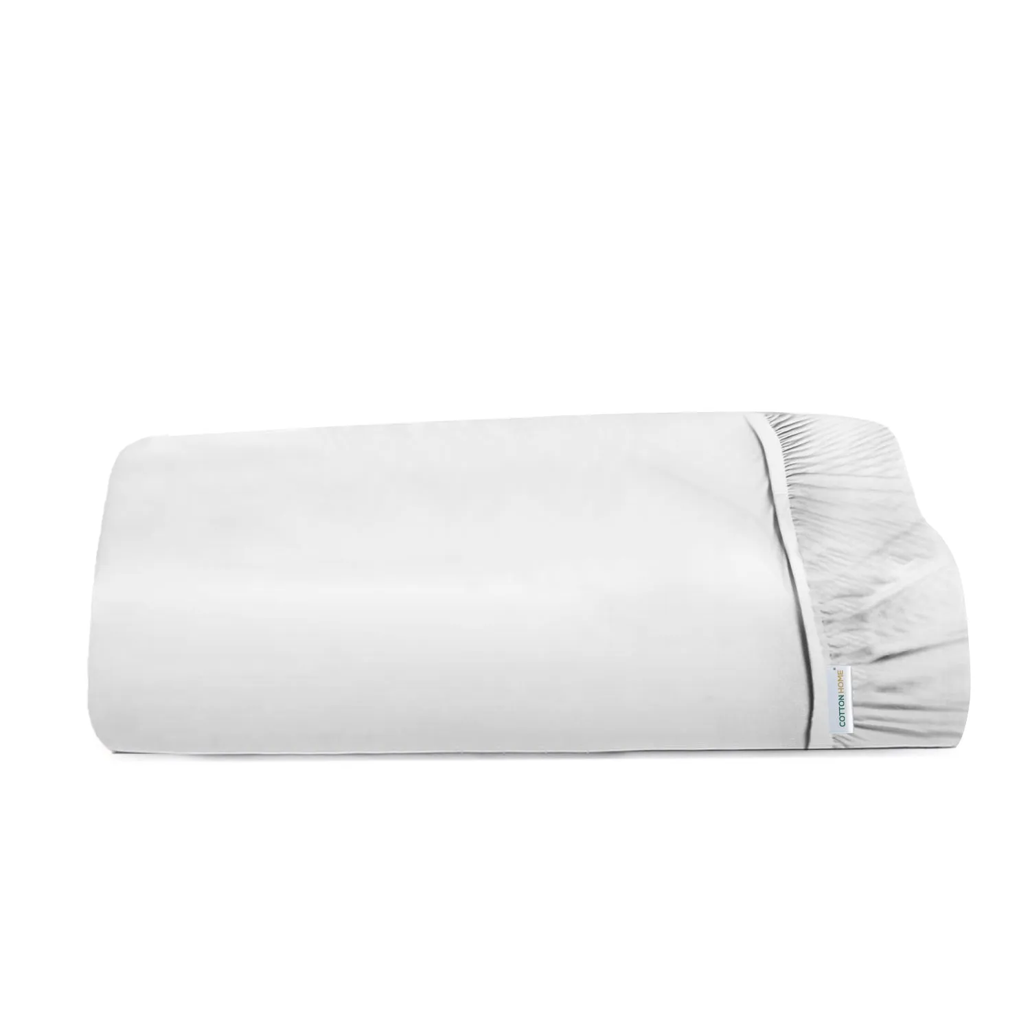 Premium Quality Super Soft White Fitted sheet 120x200 25 cm with Deep Pockets