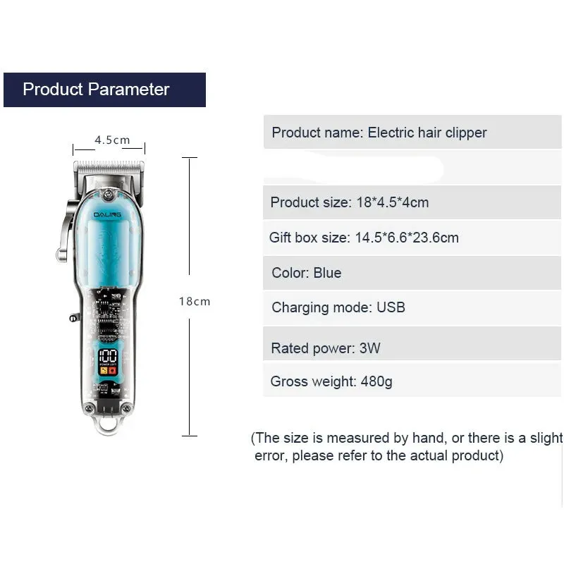 Quiet Operation Professional Hair Clippers Tm-T66