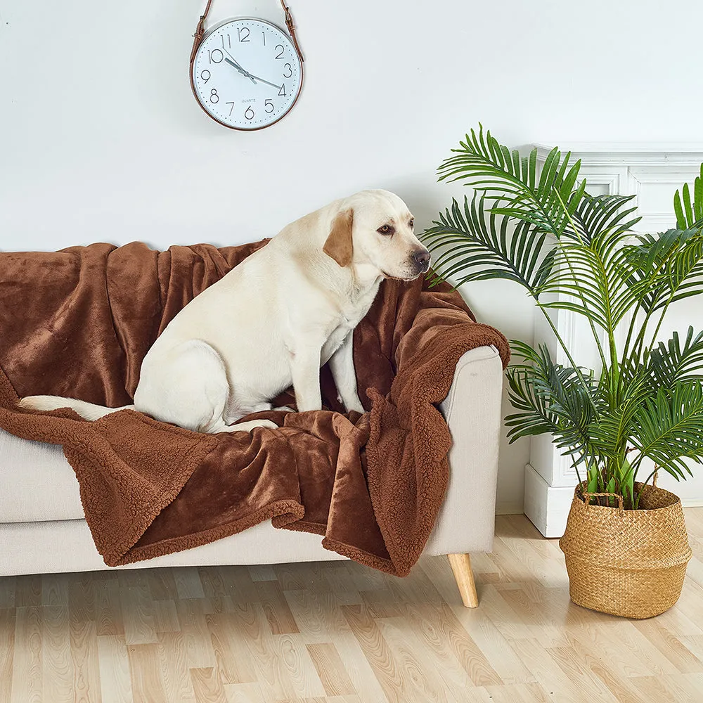 Reversible Waterproof Pet Blanket for Furniture Protection