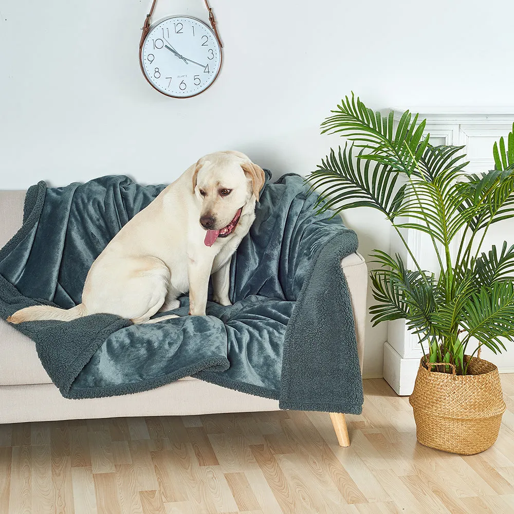 Reversible Waterproof Pet Blanket for Furniture Protection