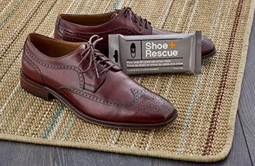 ShoeRescue | All Natural Shoe Cleaner Wipes for Leather & Suede Shoes & Boots