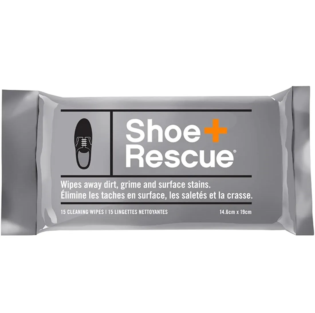 ShoeRescue | All Natural Shoe Cleaner Wipes for Leather & Suede Shoes & Boots