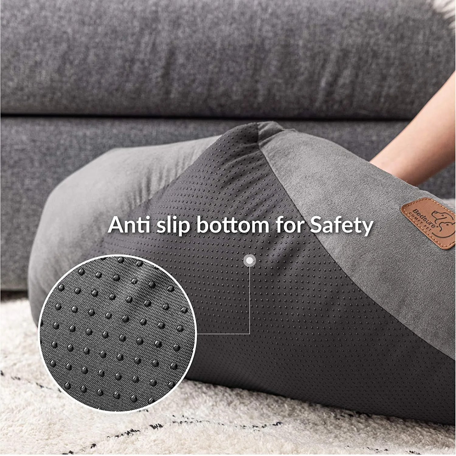 Small Dog/Cat Bed: Washable, Anti-Slip, 20"